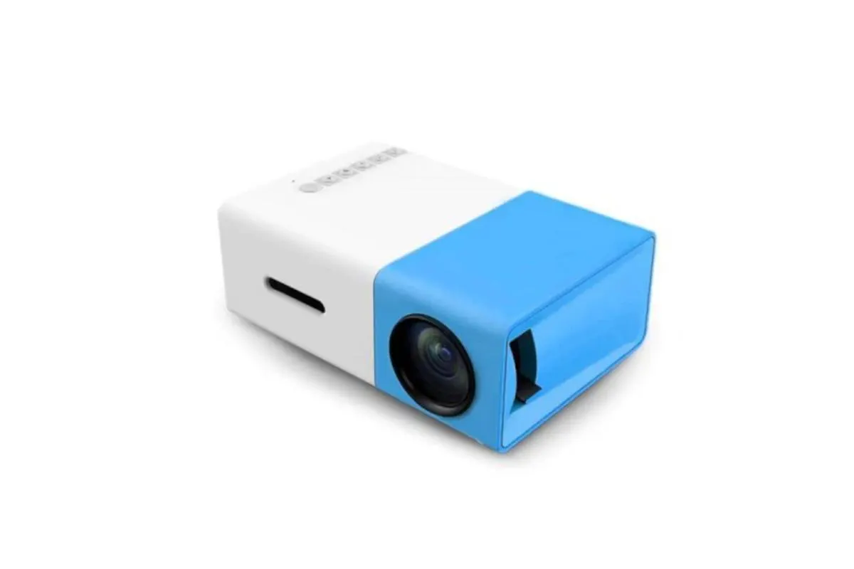 Mini Pocket Led Home Cinema Projector Hd 1080P Portable Hdmi Usb- Blue