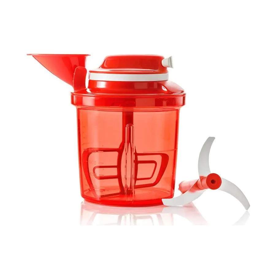 Tupperware Supersonic Large Food Chopper Chilli Red
