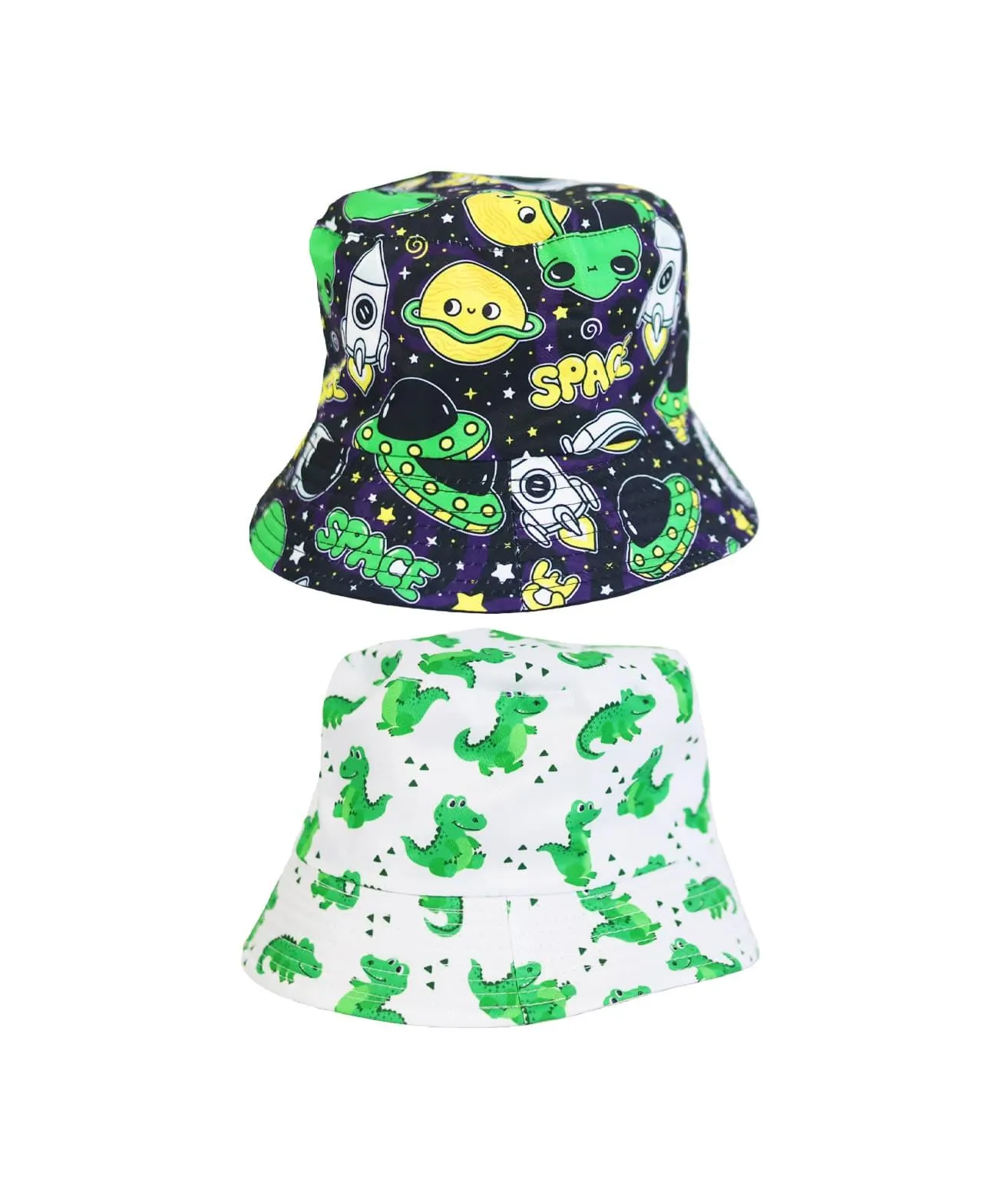 Boy Reversible Summer Bucket Hat Assorted 26cm