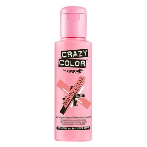 Crazy Color Peachy Coral 100ml