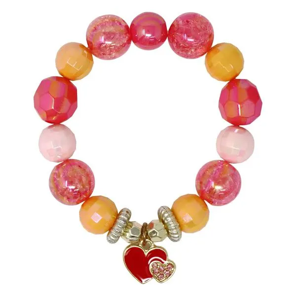 Pink Poppy Unicorn Love Bracelet