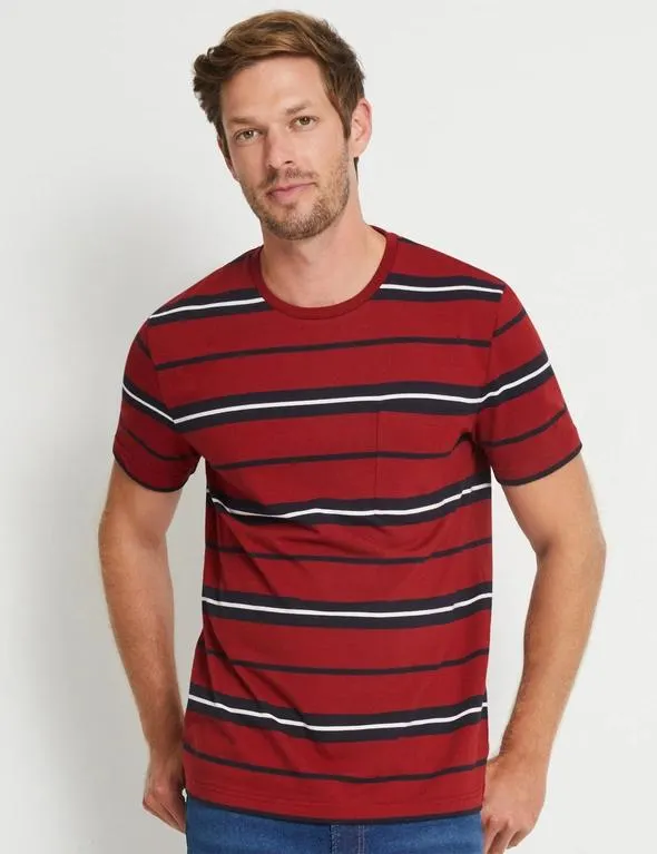 Rivers Short Sleeve Stripe Tee