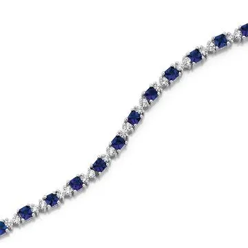 Sterling Silver Cubic Zirconia Tennis Bracelet