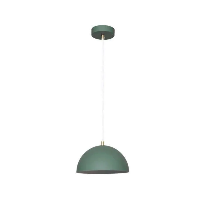 TRIBECA SEA GREEN/BR. BRASS 21CM 1 LIGHT PENDANT