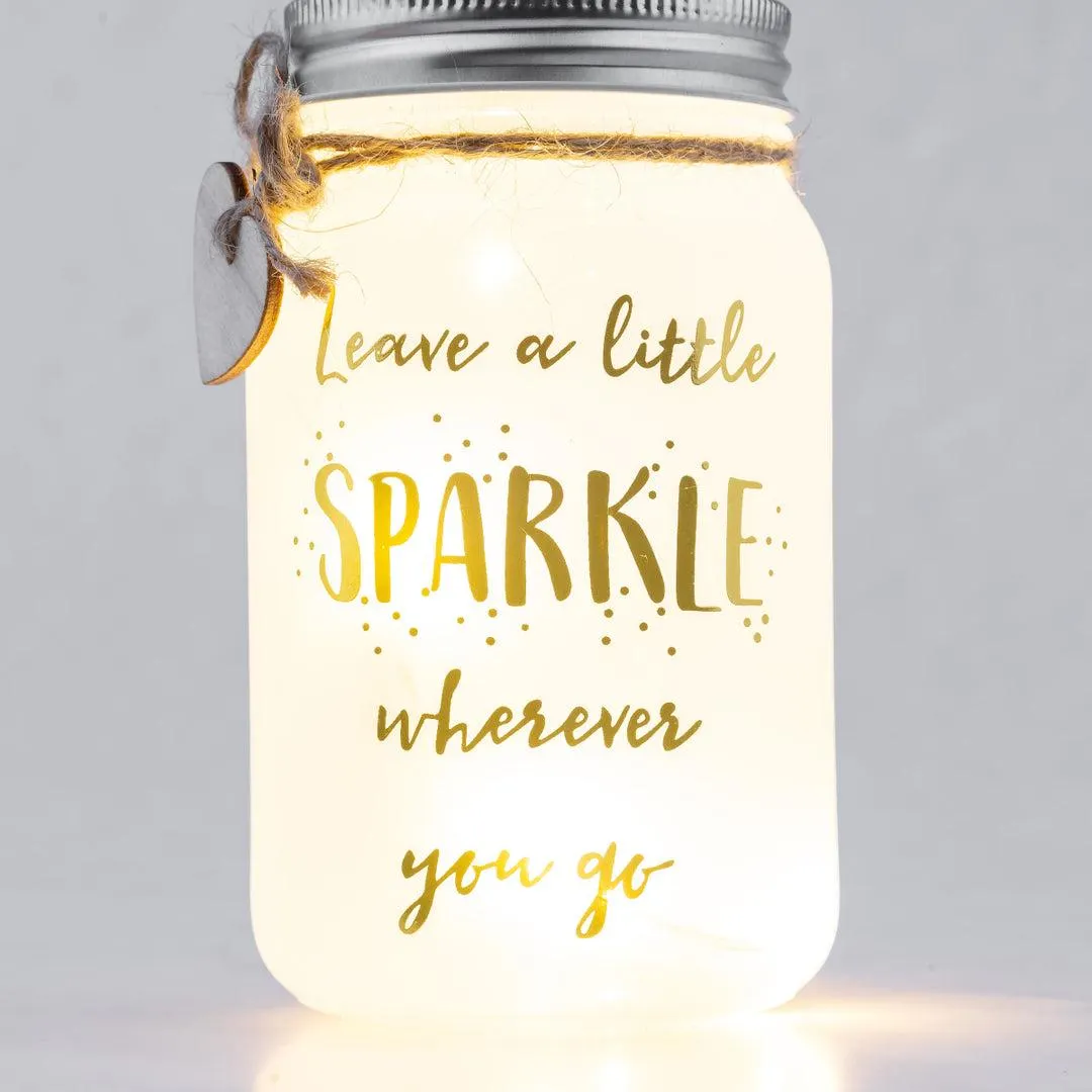 Stellar Haus Leave a Little Sparkle Sparkle Jar