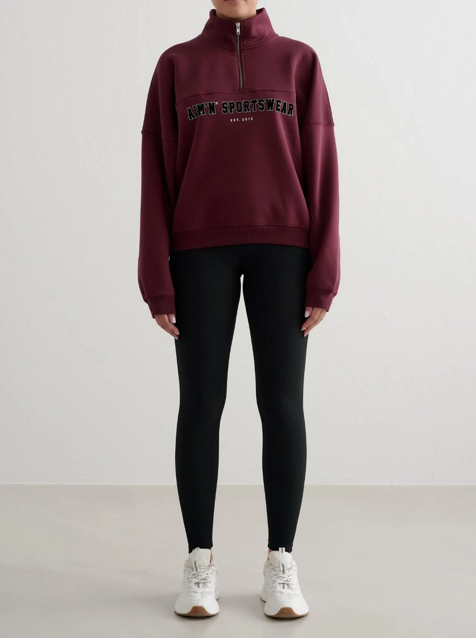 Varsity Half Zip Sweat