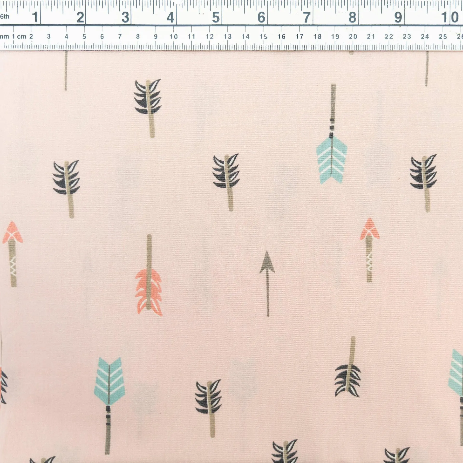 Sweety Twills Fabric, Pink Arrows- Width 160cm