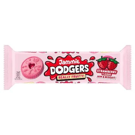 JAMMIE DODGERS STRAWBERRY 140G