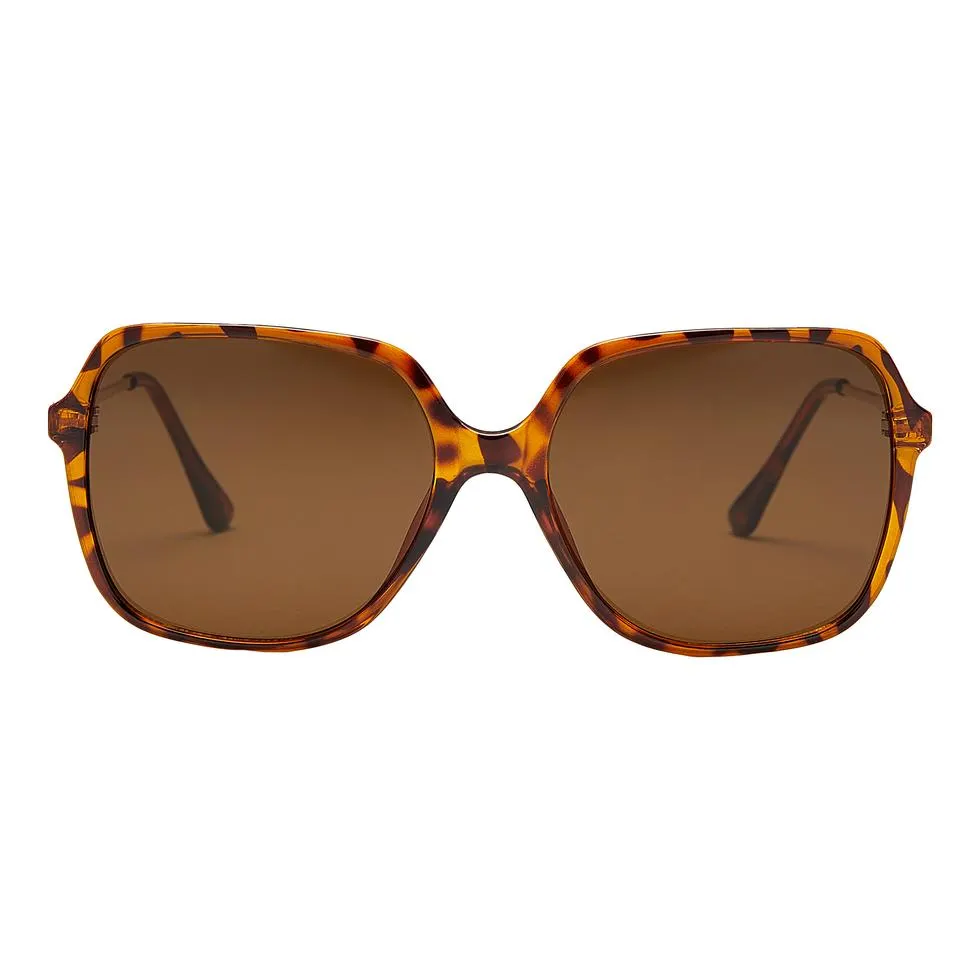 Cuba Ladies Sunglasses Tort Metal Brown