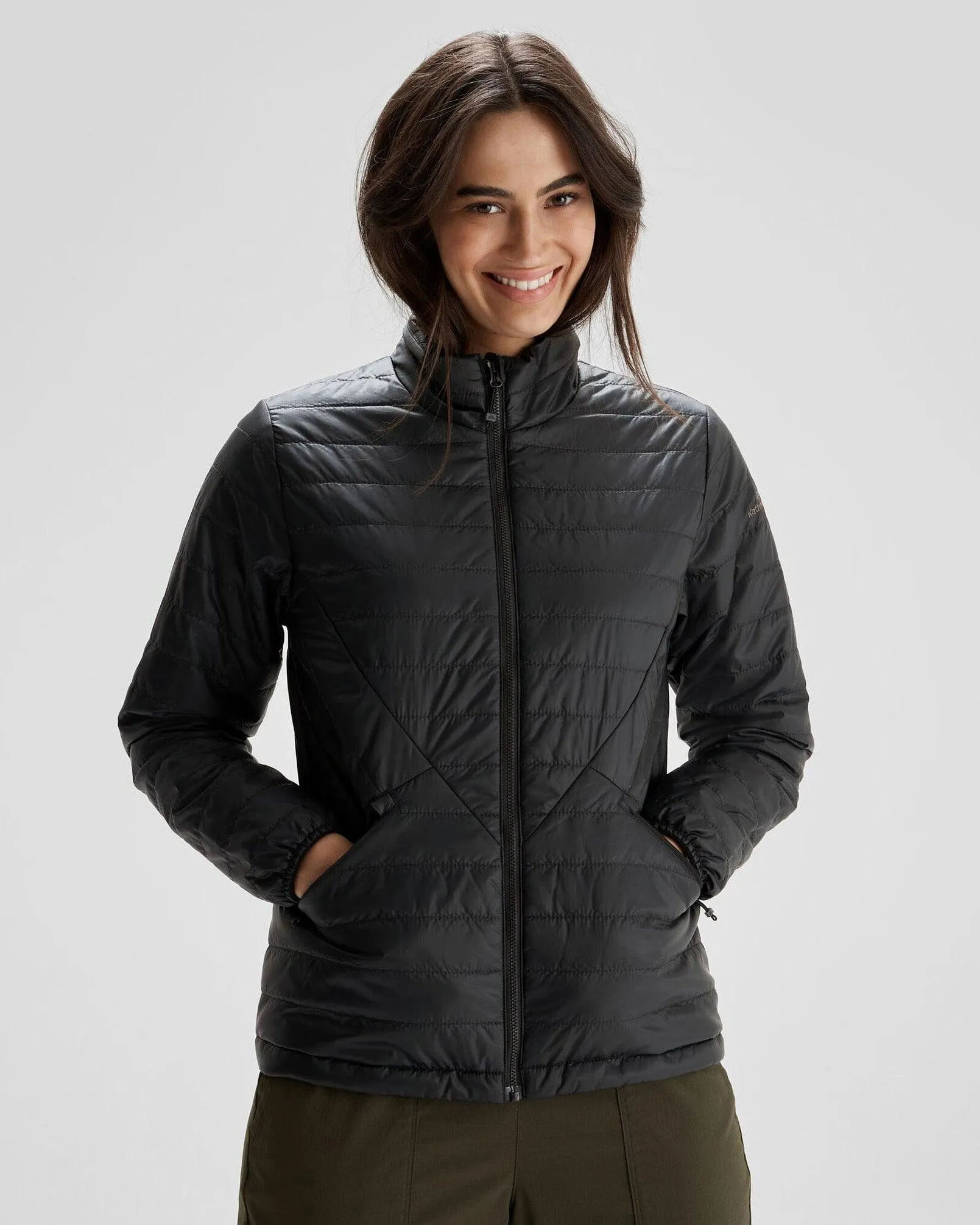 Women's Heli R Insulated Jacket - Black Stingray