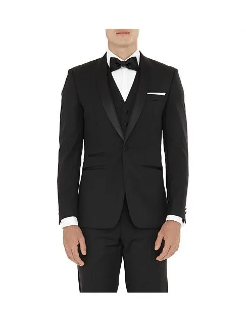 RIVIERA SHAWL LAPEL WOOL TUXEDO JACKET F6447