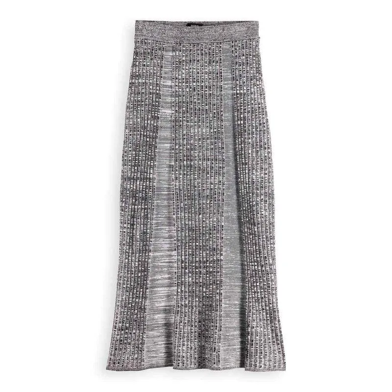 Scotch & Soda Maxi Ribbed Knitted Skirt