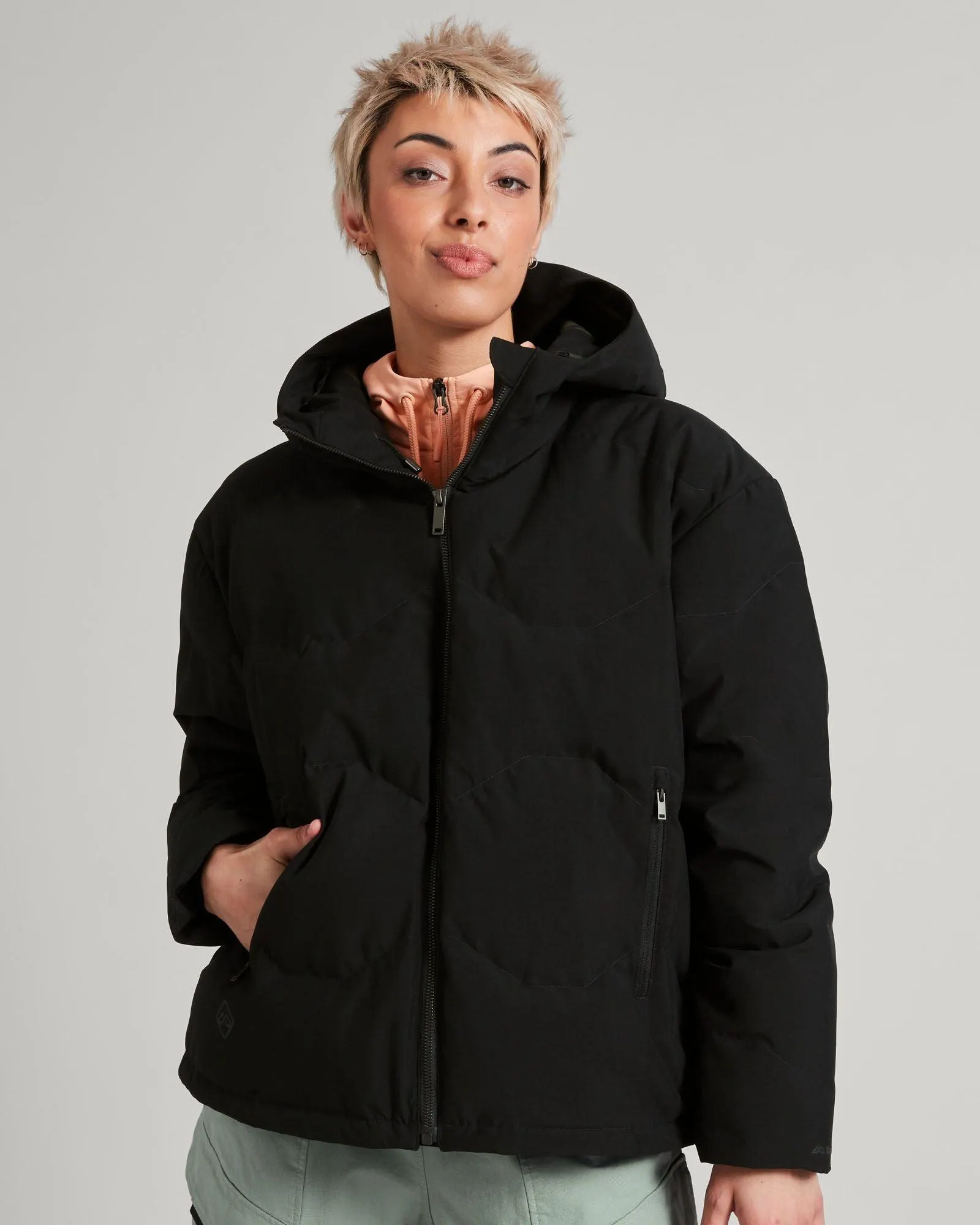 Women's Frisco X Hooded Down Jacket - Black