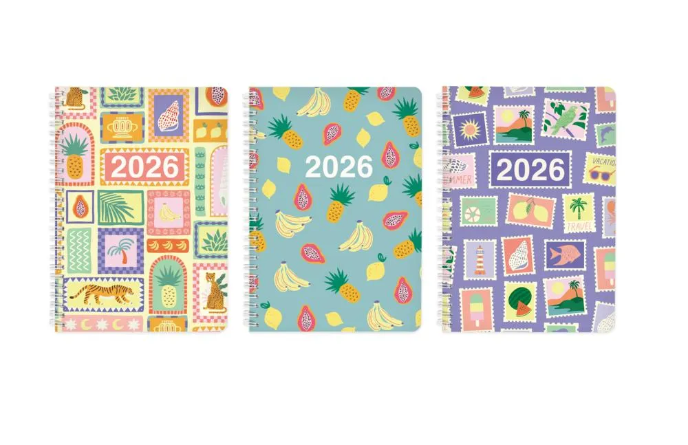 2026 Sasco A5 Week-to-View Diary Assorted