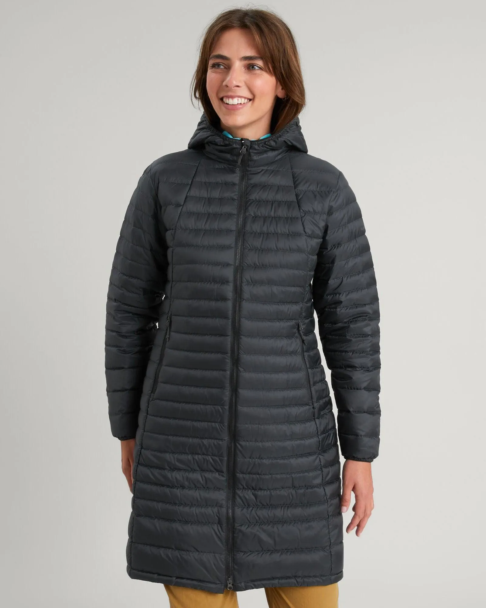 Women's Heli R Down Parka Jacket - Black Stingray