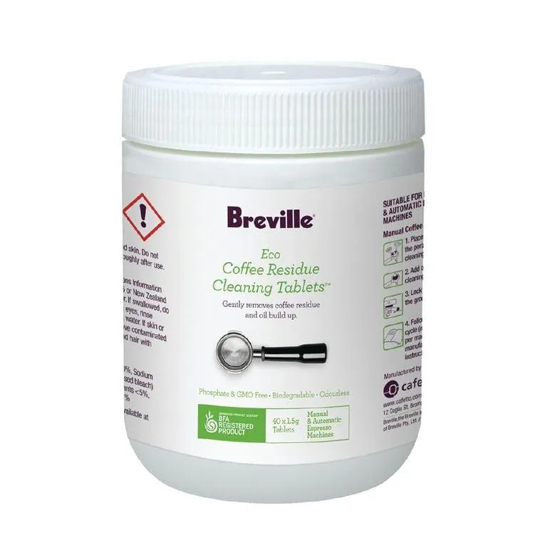Breville Eco Coffee Residue Cleaning Tablets - 40 Pack