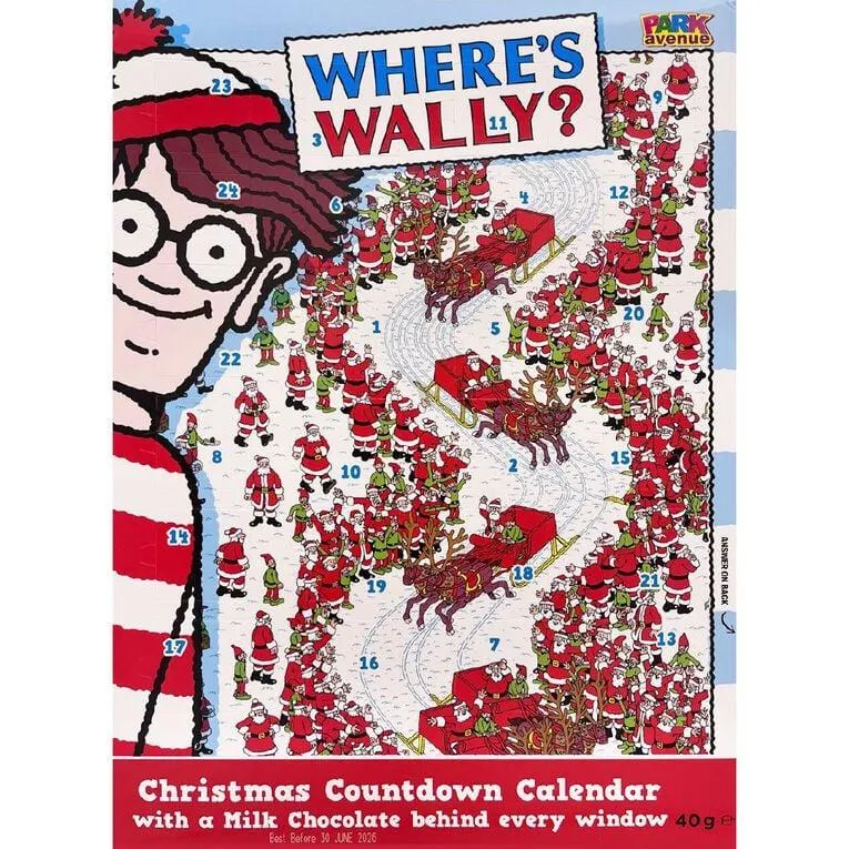 Park Avenue Where's Wally Advent Calendar