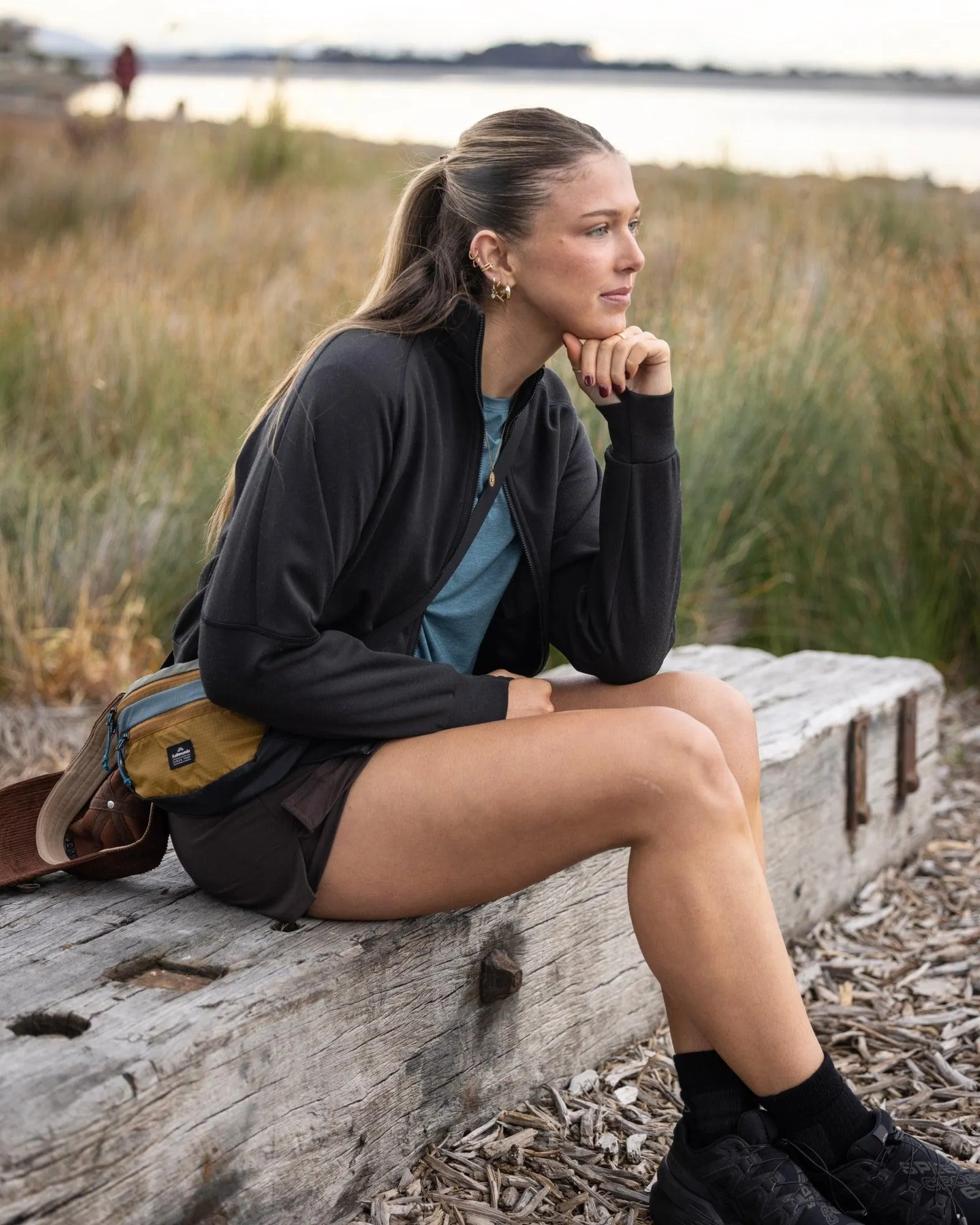 Women’s Anytime Bomber Jacket - Black Stingray