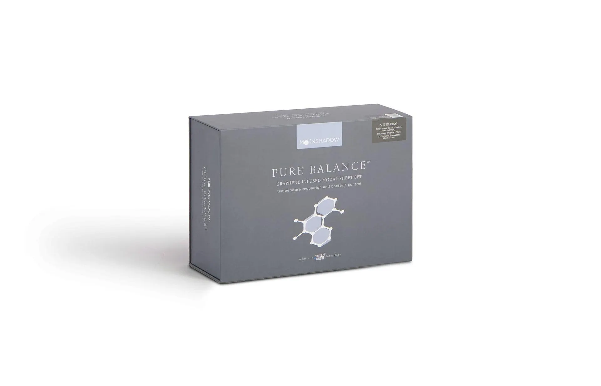 Protect-A-Bed Pure Balance Sheet Set Queen Grey