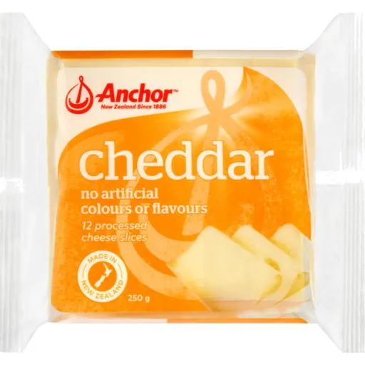 Anchor Cheese Slice Cheddar