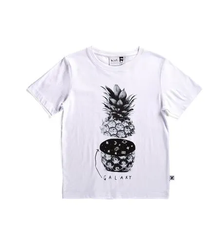 Minti Pineapple Galaxy Tee White