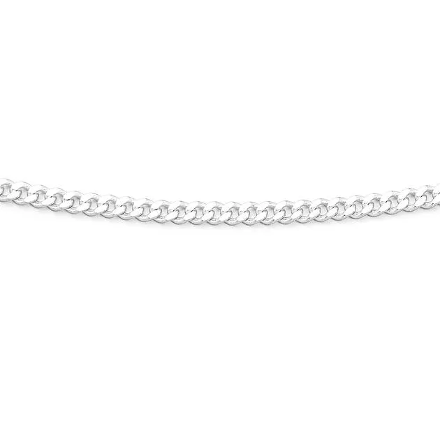 Sterling Silver 70cm Curb Chain