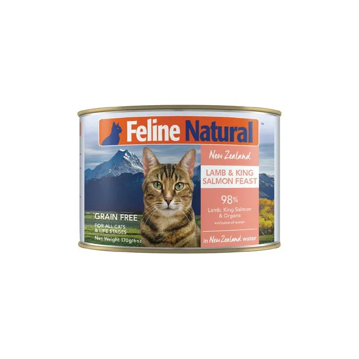 Feline Natural Lamb And Salmon Cat Food 170gm