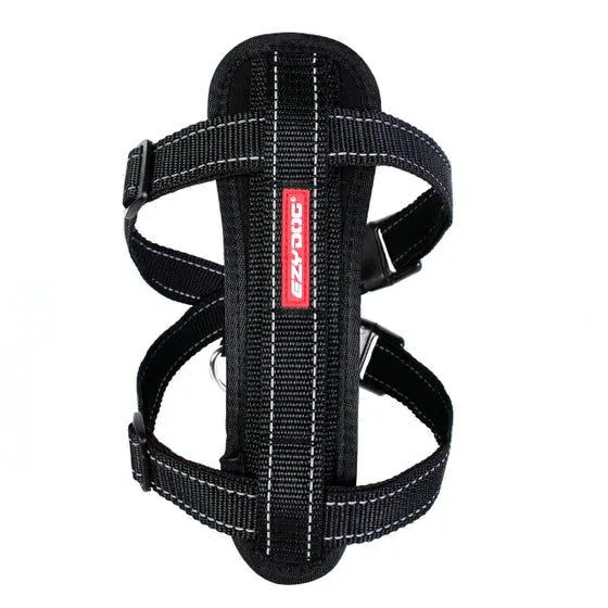 Ezydog Harness Chest Plate Black For Medium Dogs
