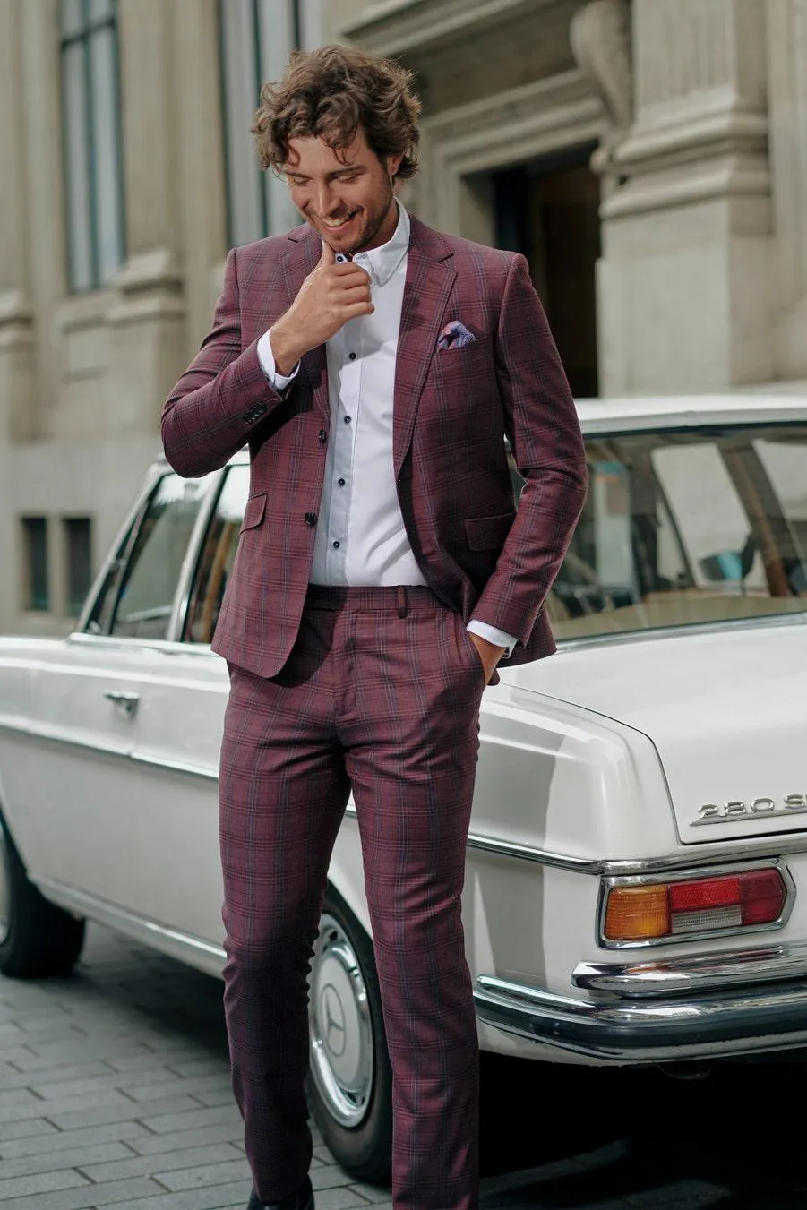 Mallard Check Suit Trouser