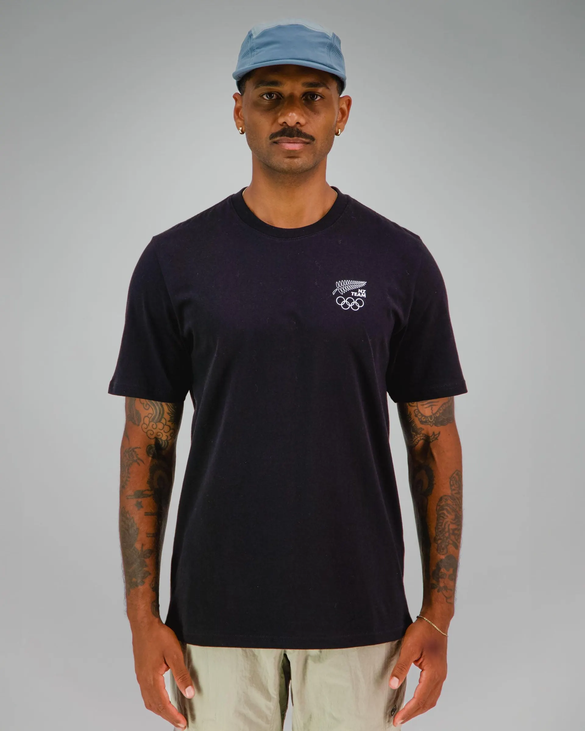 Men's Relaxed T-Shirt - Black Replica | New Zealand Team Replica Collection