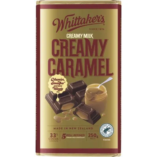 Whittaker's Chocolate Block Milk Caramel 250g