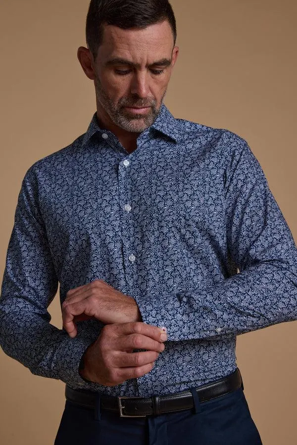 Watkins Print Business Shirt