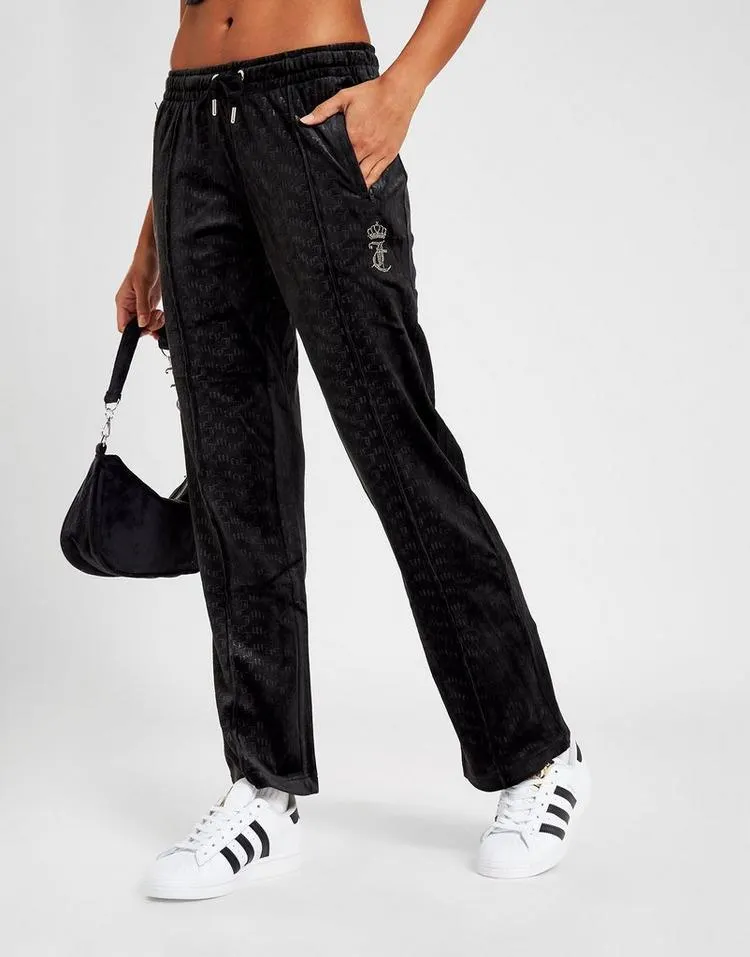 JUICY COUTURE Monogram Velour Joggers