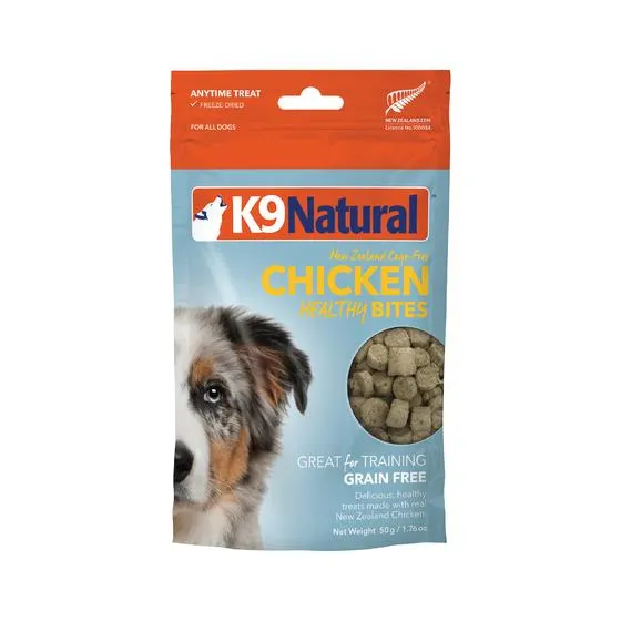 K9 Natural Nz Chicken Healthy Bites Treats 50g