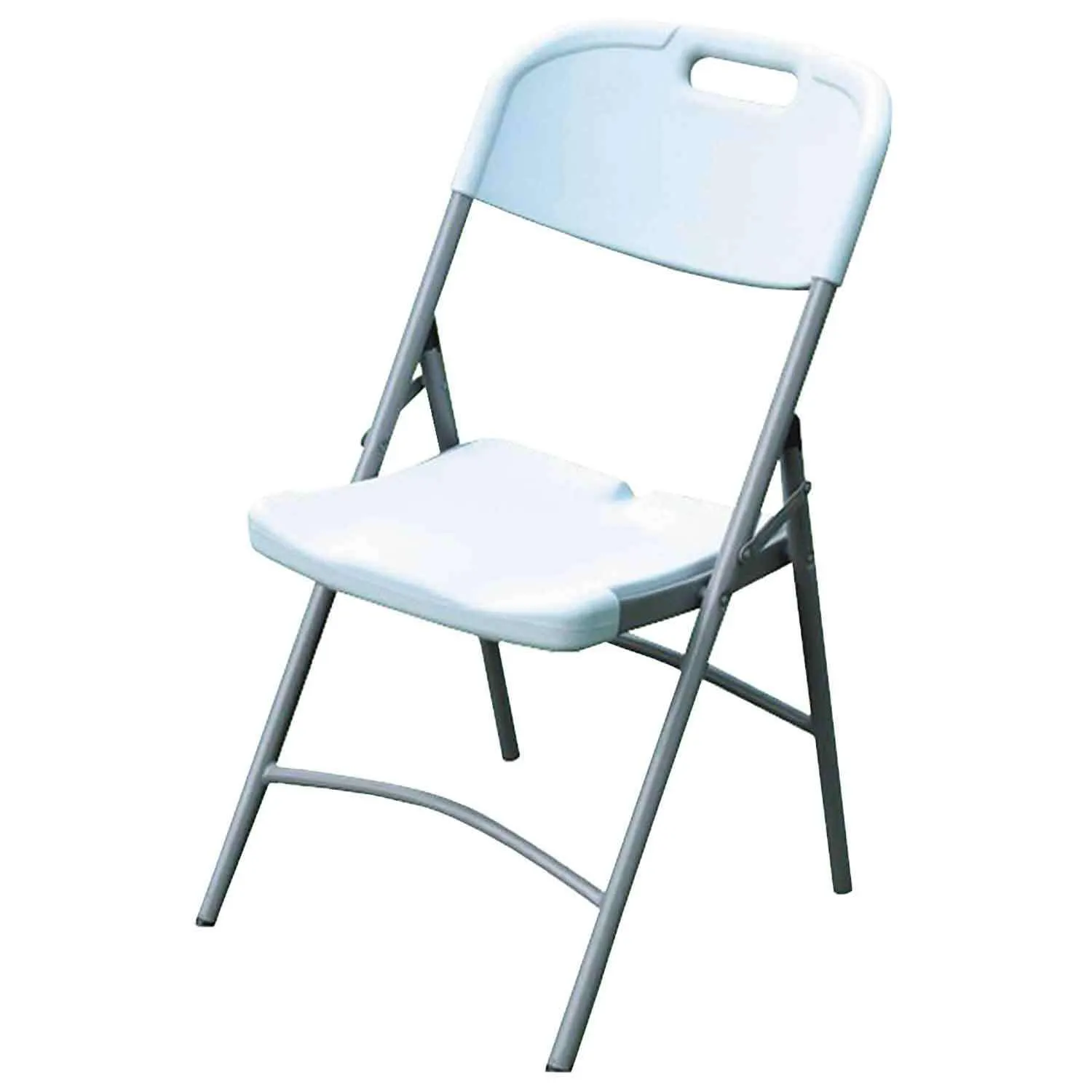 Folding Chair D: 610mm, W: 440mm, H: 800mm White