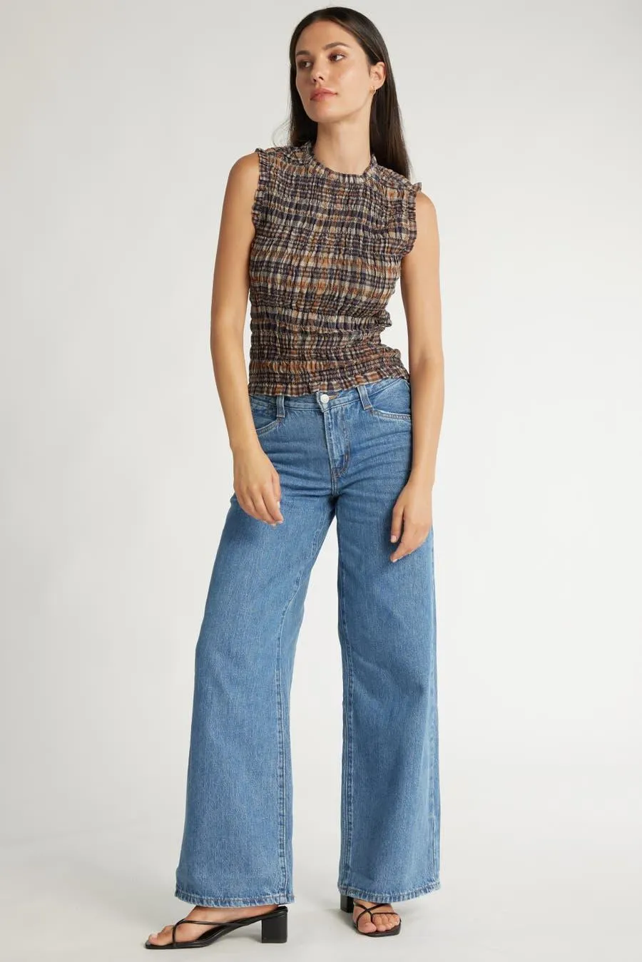 Maggie Shirred Detail Top
