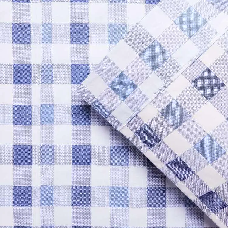 KOO Kids Gingham Sheet Set Blue