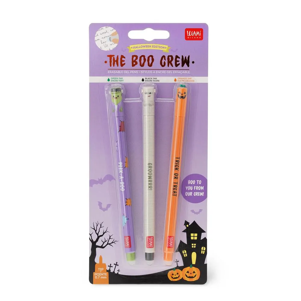 Legami Gel Pen Erasable Halloween Pack of 3