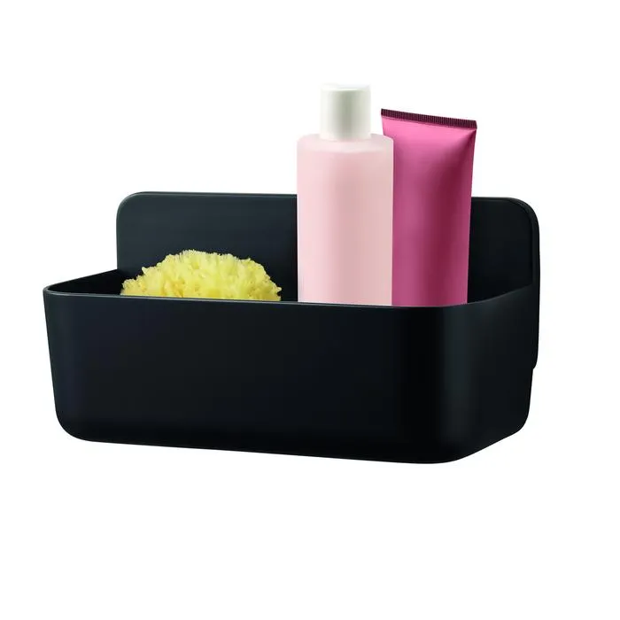 tesa Medium Black Lavaa Shower Basket