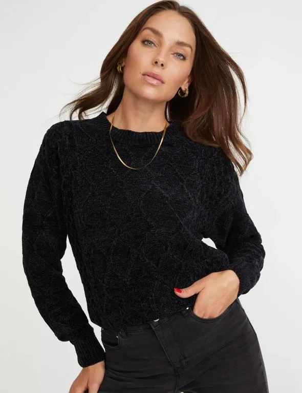 Rockmans Cable Chenille Jumper