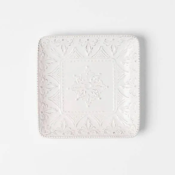 Venezia Small Square Platter - Ivory
