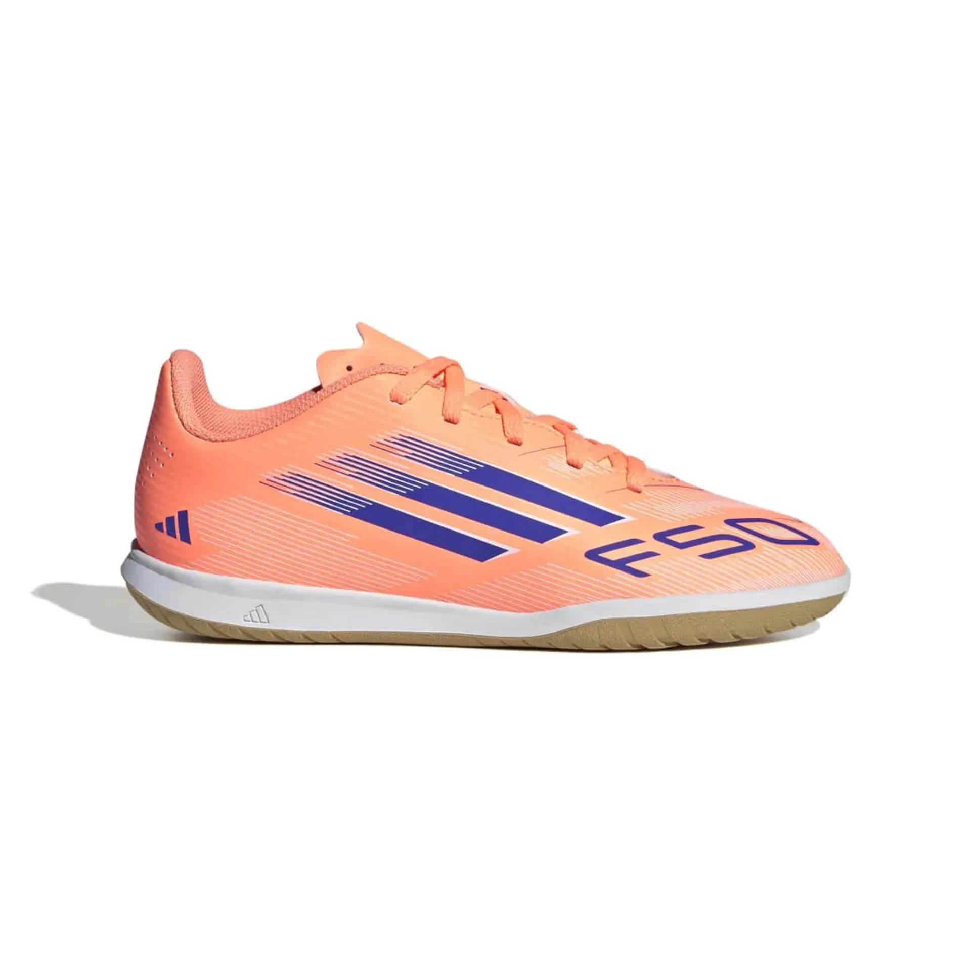 Adidas Unisex F50 Club Indoor Futsal Boots Beam Orange/Lucid Blue/White