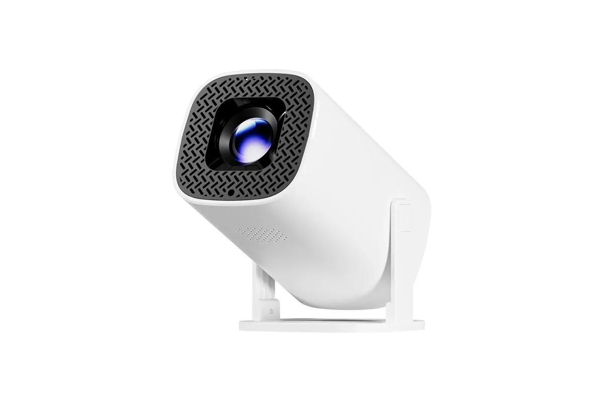 150'' Home T Projector, Auto Calibration, WiFi 6 Bluetooth 5.0, 270° Gimbal, Smart OS Apps(White)