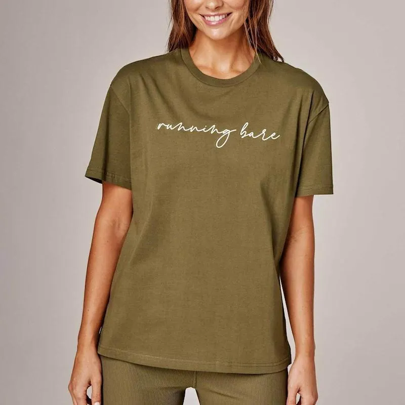 Running Bare Womens Totem 2.0 Boyfriend Tee