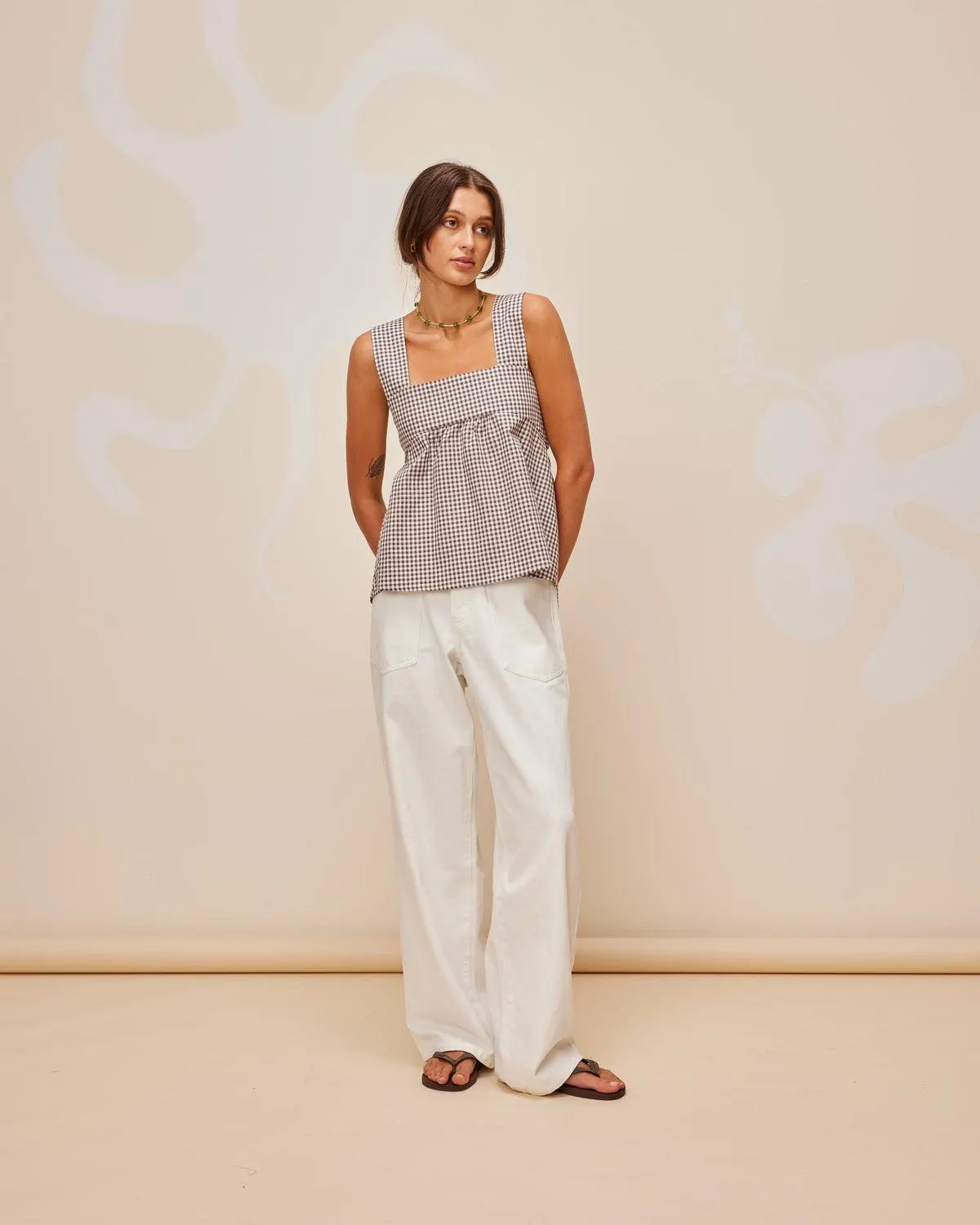 Margie tie-back top