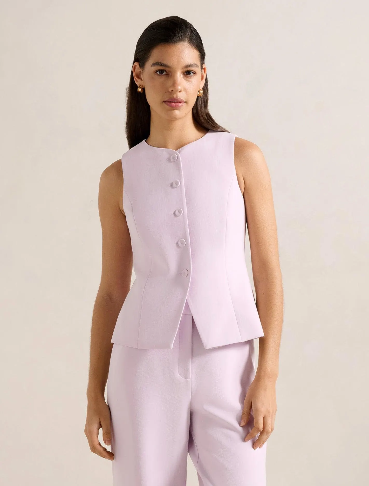 Rhylee High Neck Waistcoat