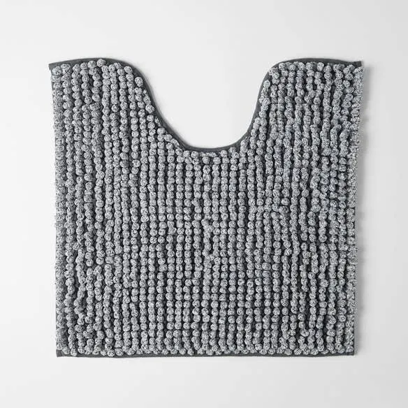 Bobble Melange Contour Mat - Charcoal