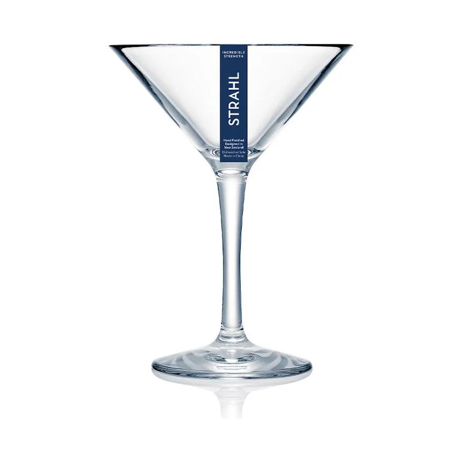 Strahl Design+ 296ml Plastic Martini Glass Set of 4 Clear