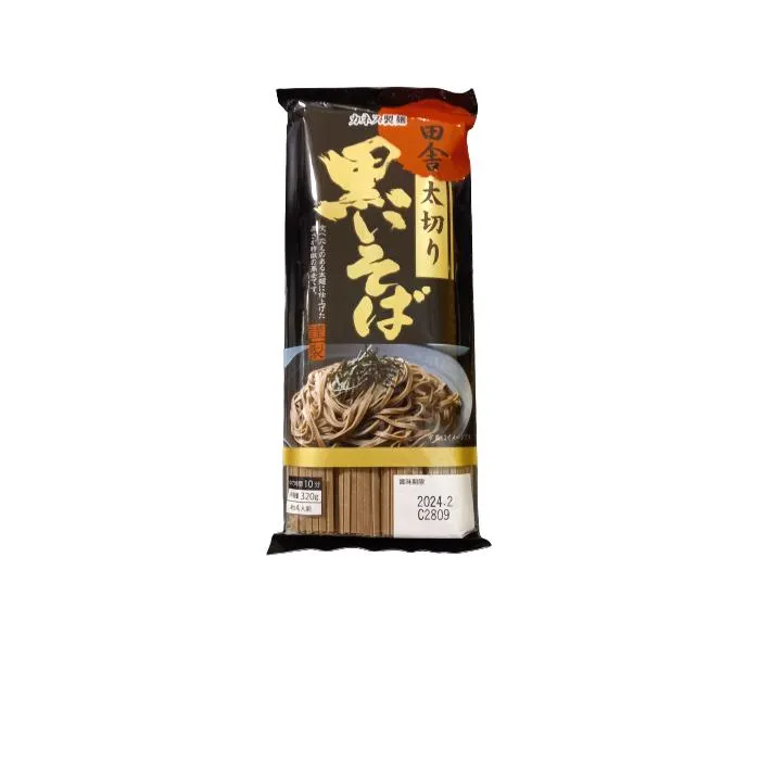 KANESU / INAKA HUTOGIRI KUROI SOBA / DRIED NOODLE 320g