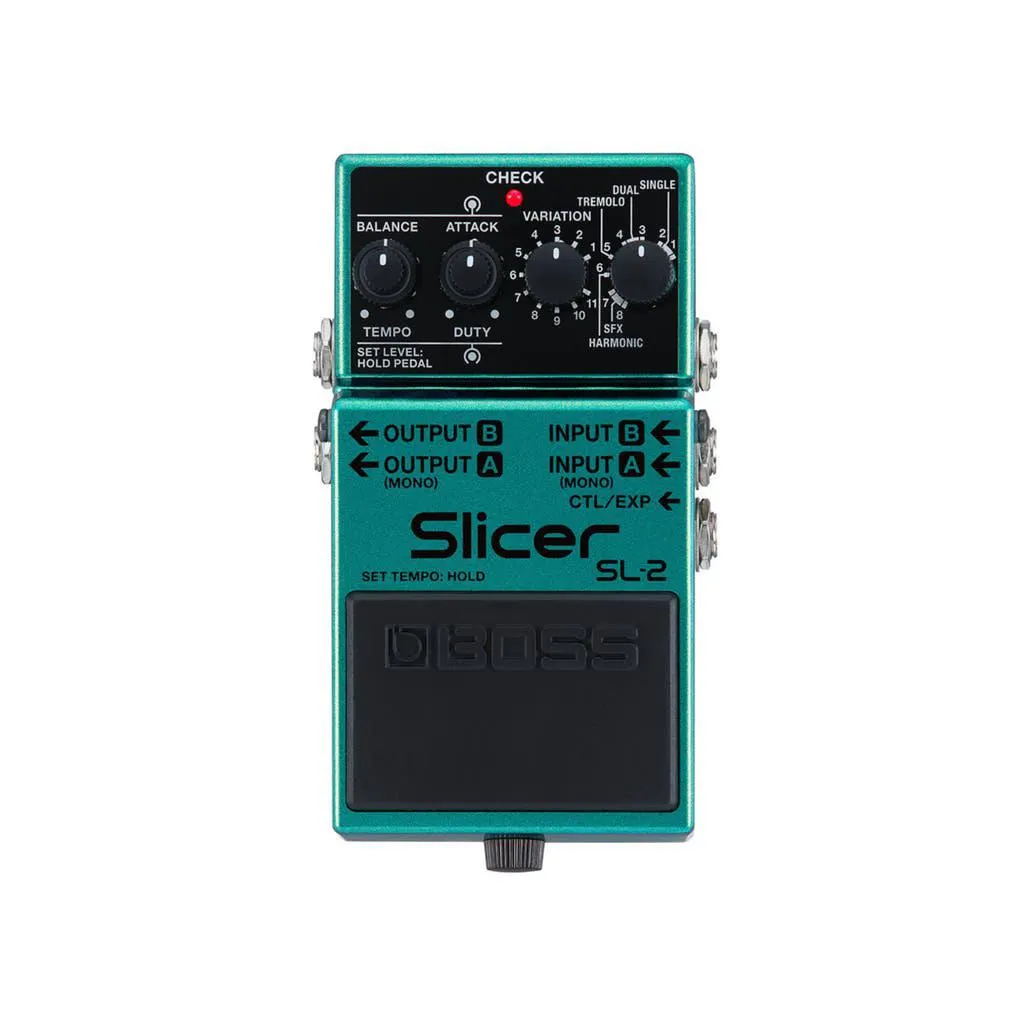 BOSS SL2 - SLICER GUITAR EFFECT PEDAL - SINGLE AND DUAL SLICER PATHS